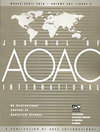 JOURNAL OF AOAC INTERNATIONAL雜志封面